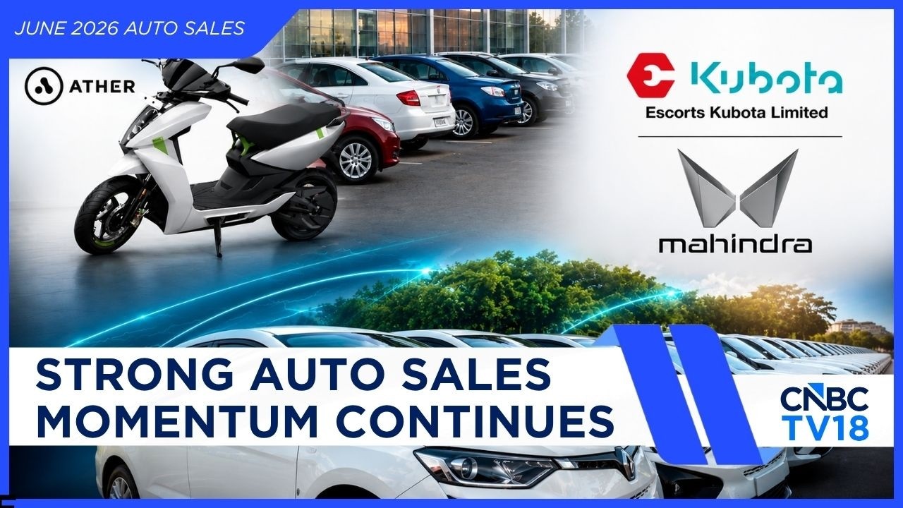 Автопродажи в июне | Продажи M&M (тракторы и авто) превысили прогнозы; Escorts Kubota демонстриру...