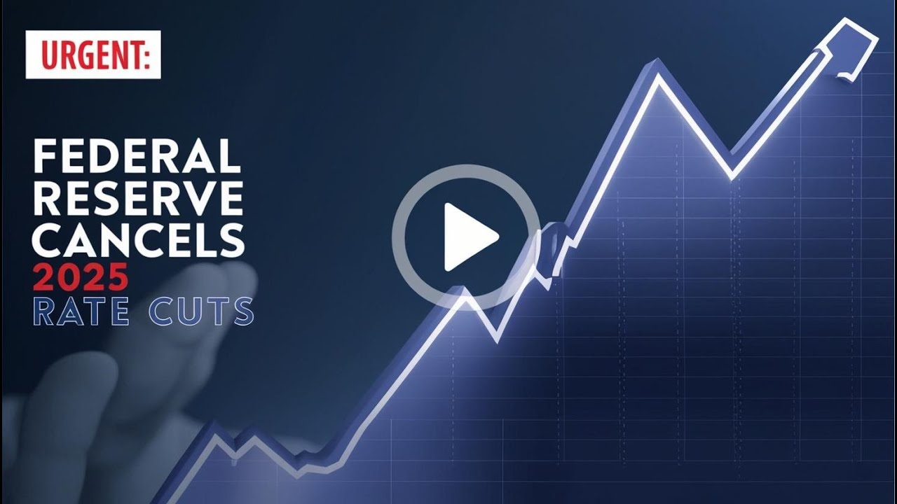 URGENT: Federal Reserve Cancels 2025 Rate Cuts, Markets Crashing FAST!