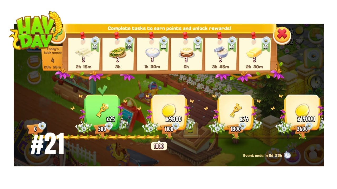 Spring tasks day 2! Gameplay #21 | HAY DAY