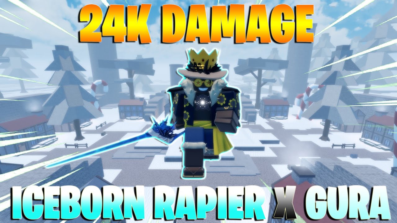 [GPO] ICEBORN RAPIER X GURA INSANE 24K DAMAGE GAME (PERSONAL RECORD)