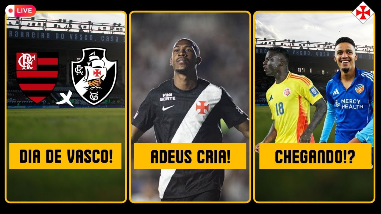 DIA DE VASCO! Clássico, Rayan perto do adeus e dois reforços próximos do Rio