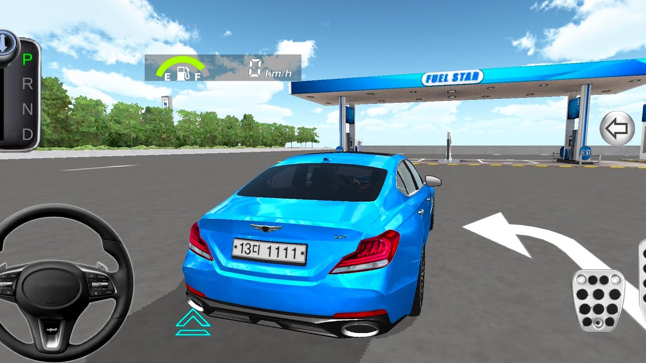 New blue Mercedes G63 for parking - driving class 3D Android game || #gameplay #cargames 