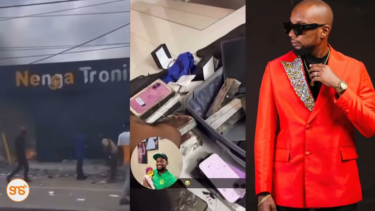Billnass aonyesha hasara aliyoipata kwa duka lake kuchomwa moto maandamano ya Oct 29, Nenga Tronix