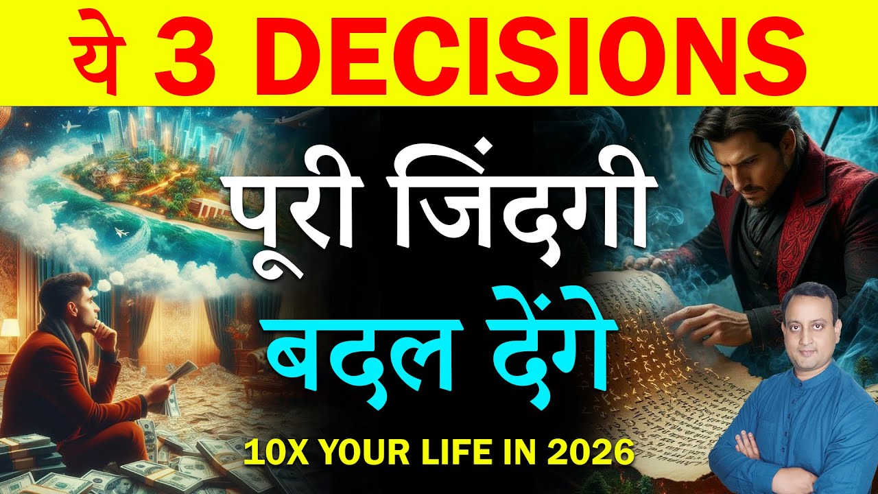 Power of 3 Decisions |Activate your Subconscious mind super power |  Peeyush Prabhat