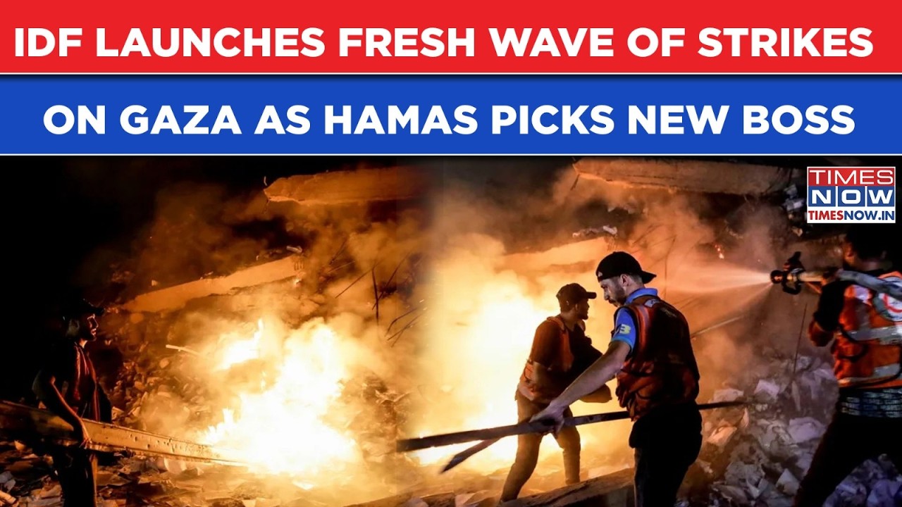 IDF Launches Fresh Wave Of Deadly Strikes On Gaza As Hamas Picks New Boss After Yayha Sinwar Killed