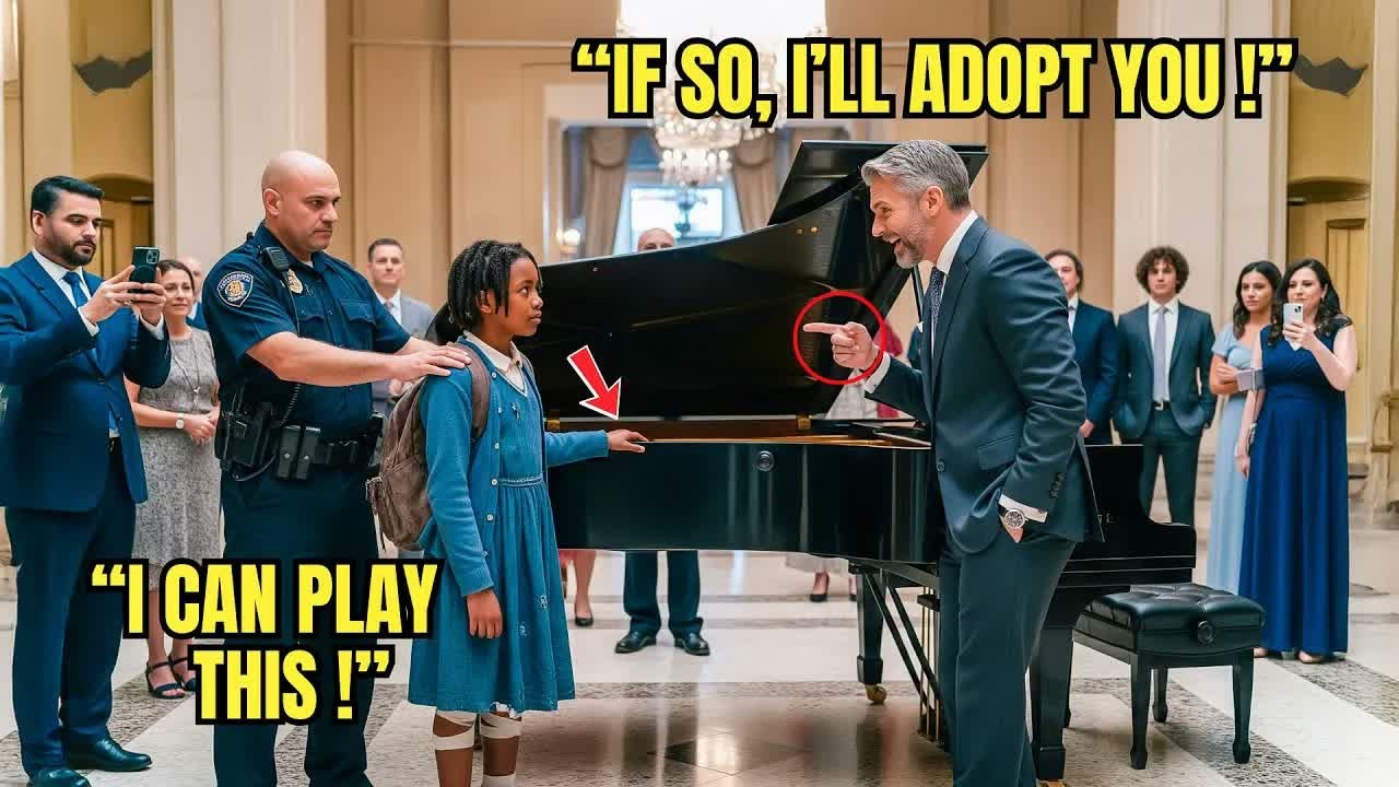 Millionaire Mocked “Play This Piano and I’ll Adopt You” —But the Black Kid’s First Note Made H