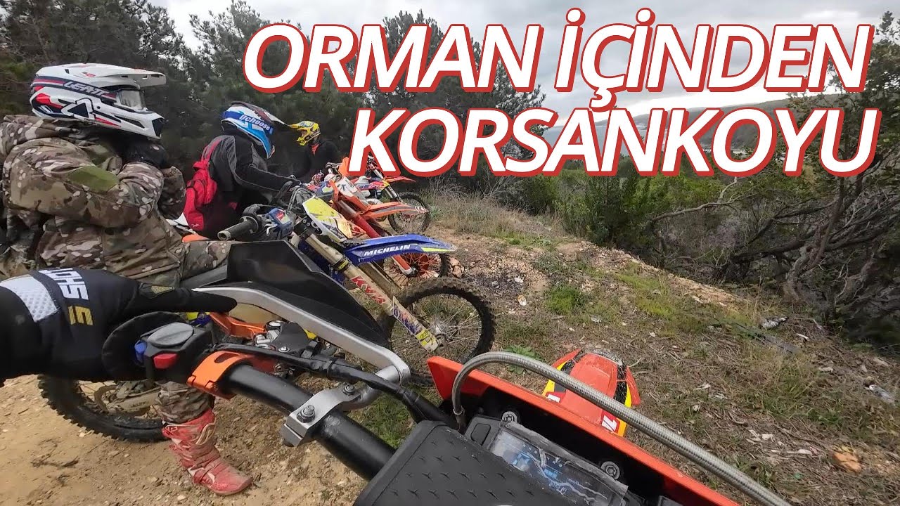 Kıyıköy Orman yollarından Korsankoyu'na gidiyoruz | YukiDirtyPaws ile Enduro day |