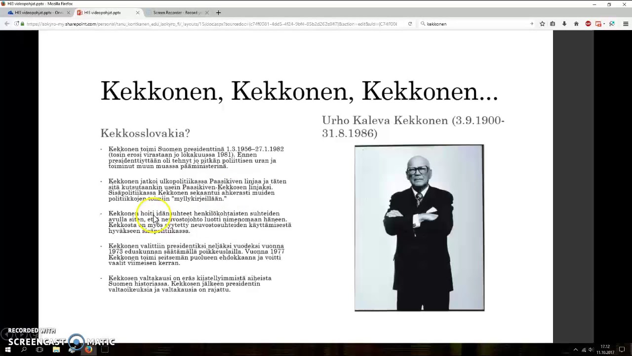Kekkonen, Kekkonen, Kekkonen...