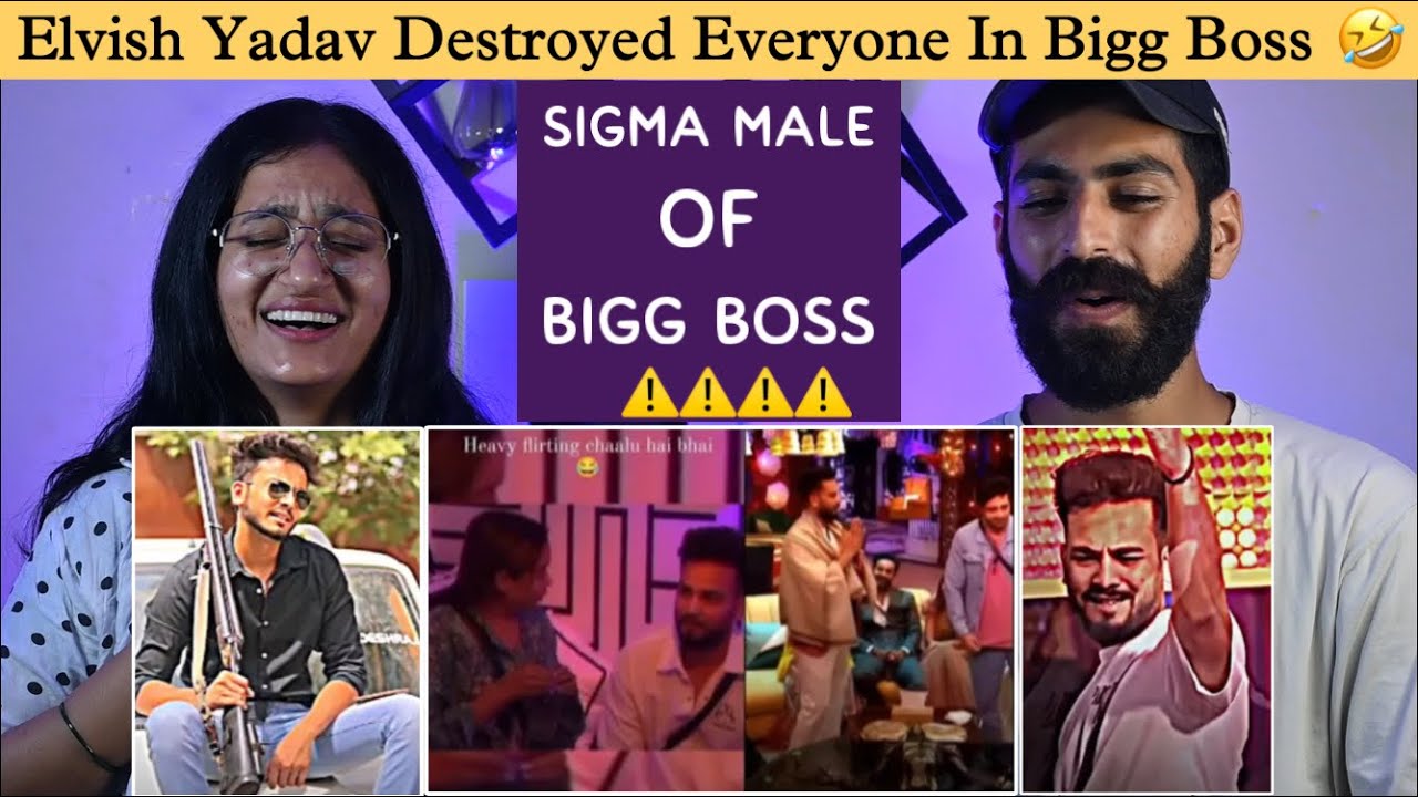 Reaction On : Elvish Yadav Thug Life + Attitude Moments In Bigg Boss | Elvish Yadav Bigg Boss