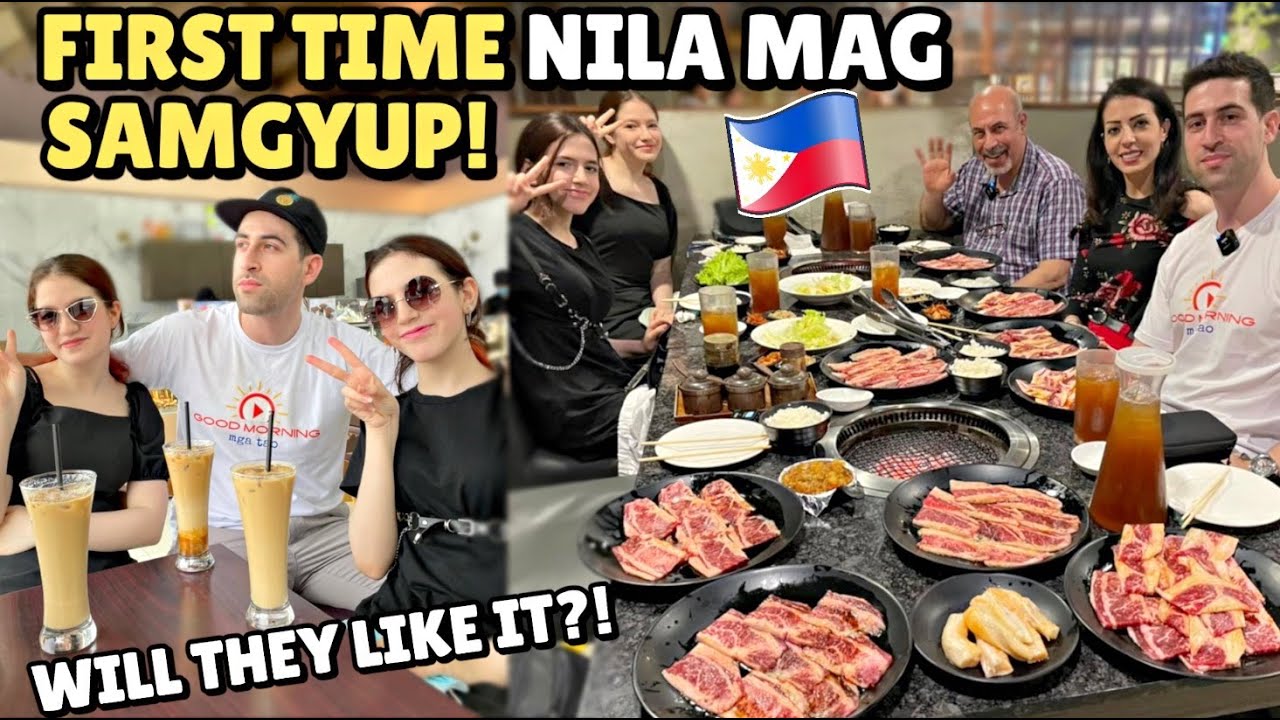 SYRIAN Family Trying Filipinos Favourite! Unli 