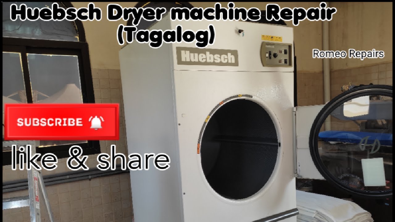 Huebsch Laundry Dryer Machine Repair (Tagalog)