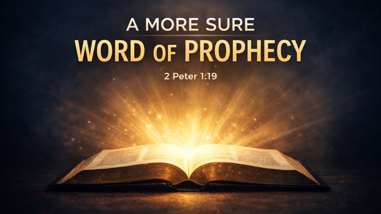 01/24/2026 - Special Saturday - Jonah 3:1 A More Sure Word of Prophecy
