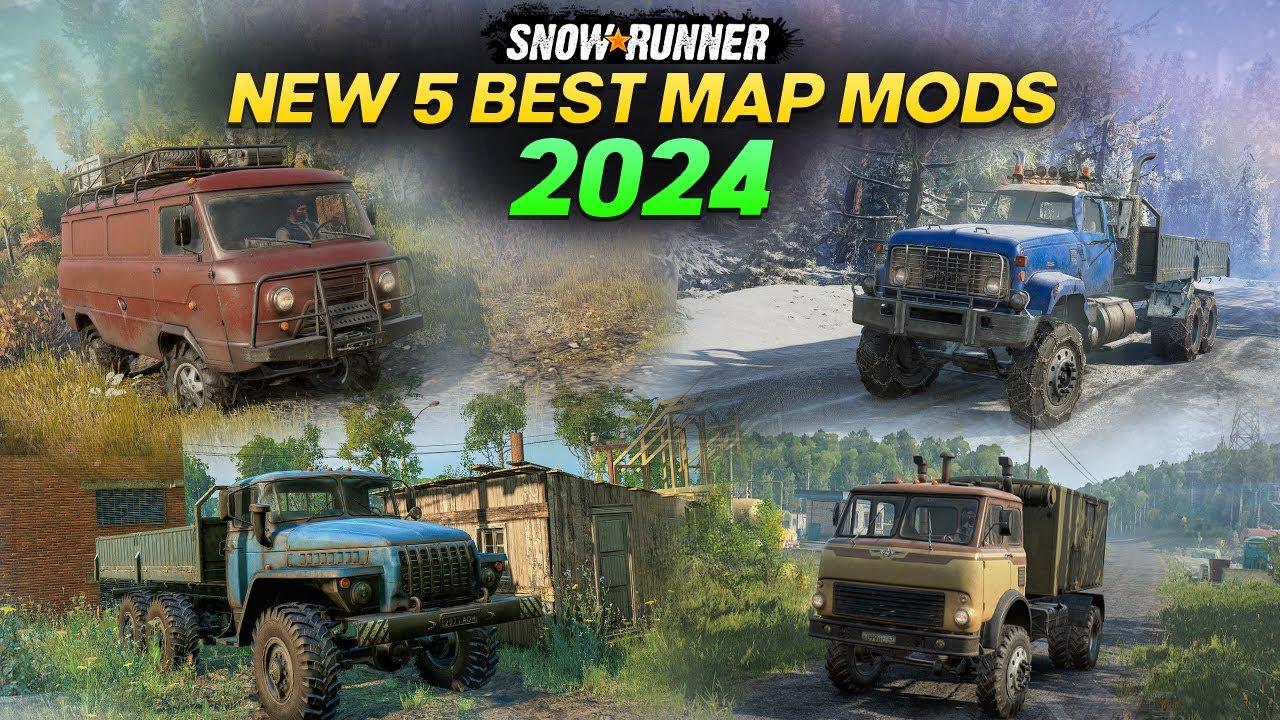 New Top 5 Best Map Mods of 2024 in SnowRunner For Consoles and PC You Need to Try