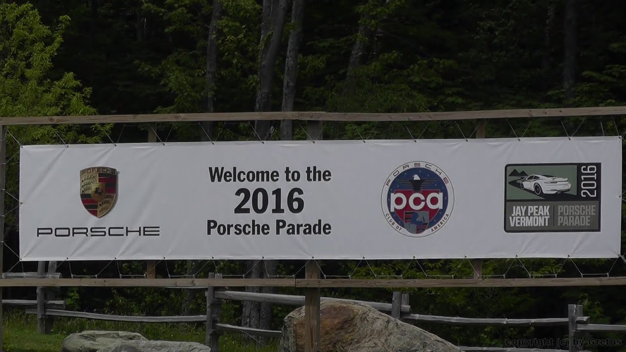 PCA 2016: Parade of Porsches