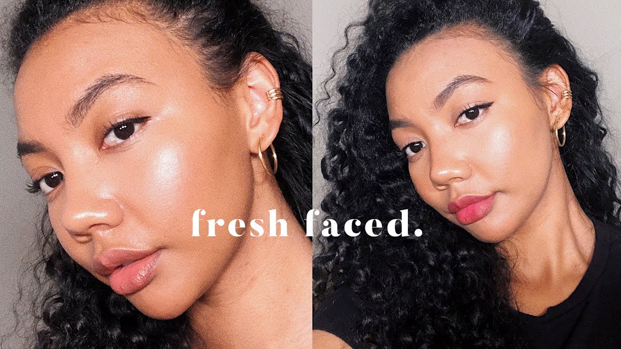 FRESH FACED MAKEUP (two looks) | Asia Jackson