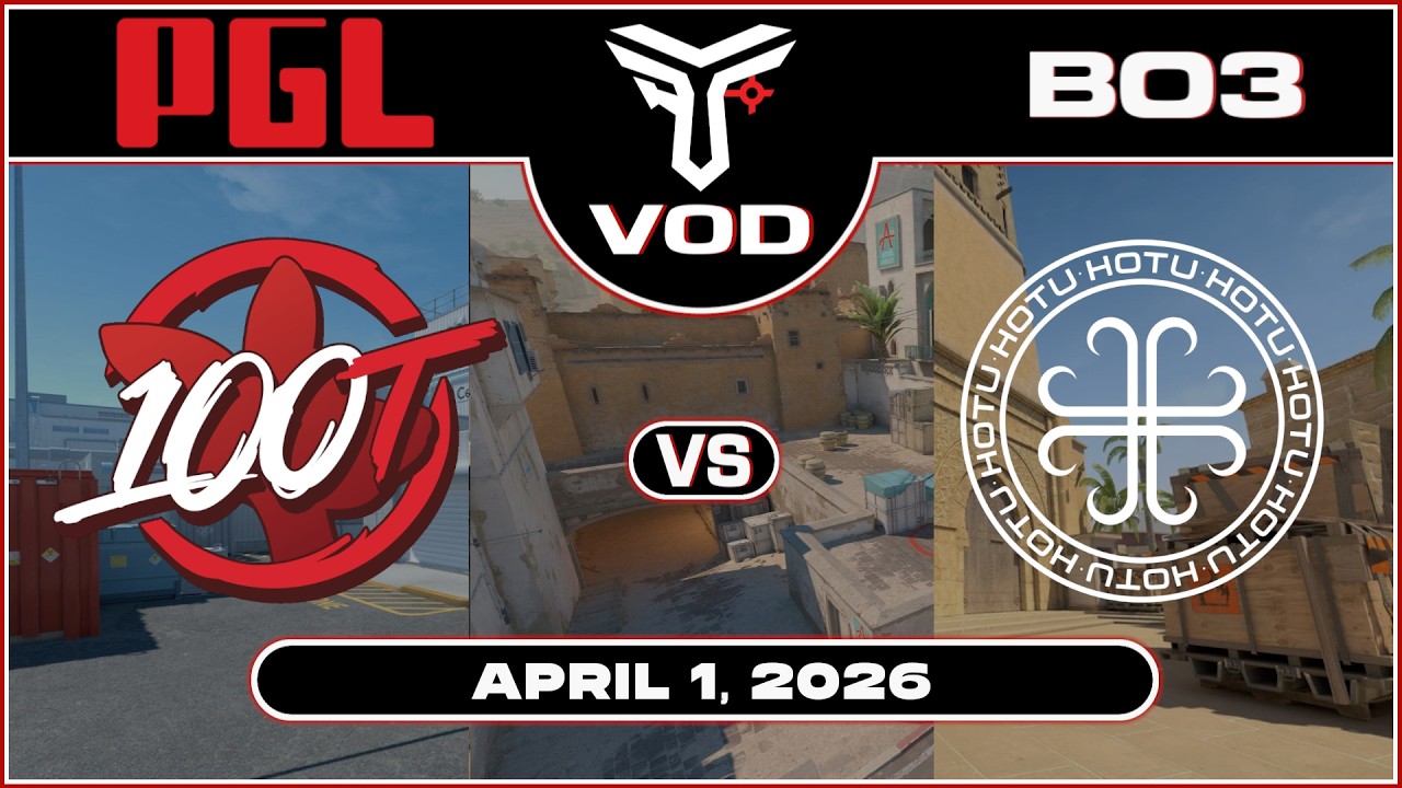 100 Thieves (100T) vs HOTU | PGL Astana Qualifier | #BO3 | @TrottahCS [ #cs2 #vod ]