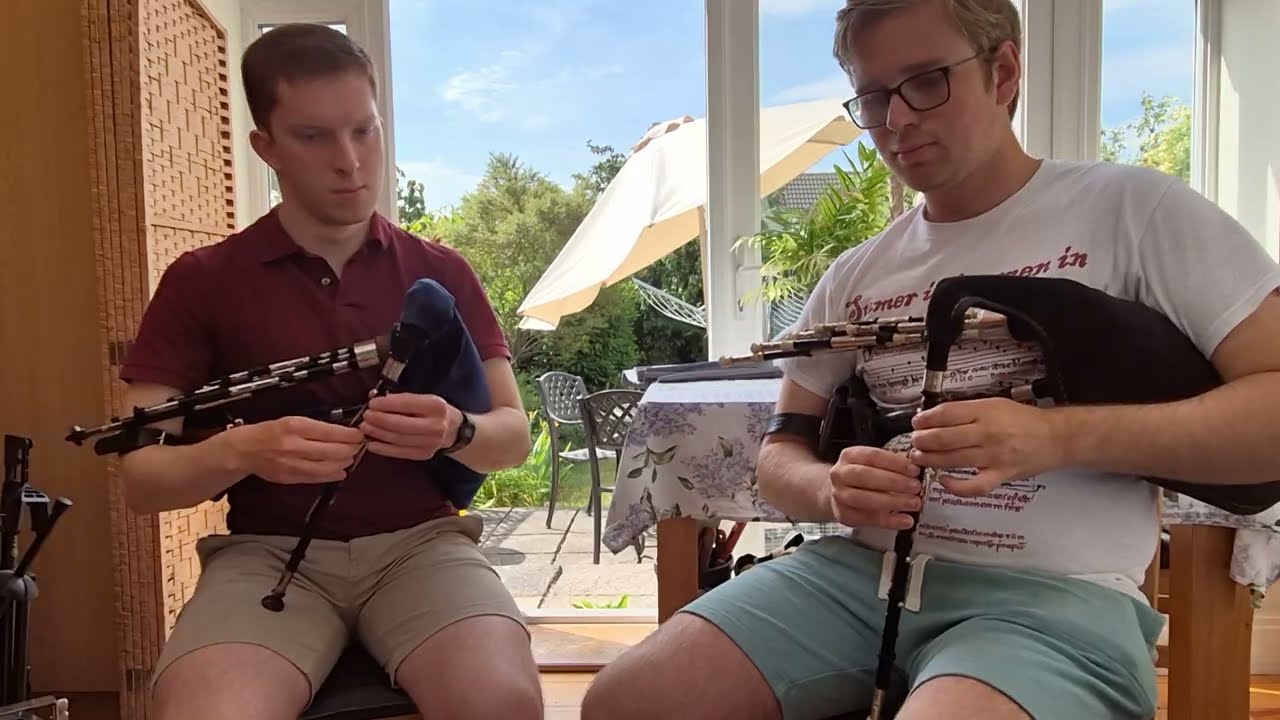 Sandstone Schottische (Jonathan Pearson) - Northumbrian pipes duet