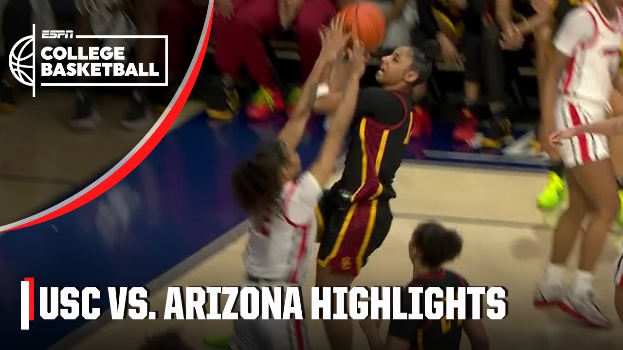 ТРИЛЛЕР 2OT 🚨 USC Trojans против Arizona Wildcats | Полные обзоры матча | ESPN College Basketball