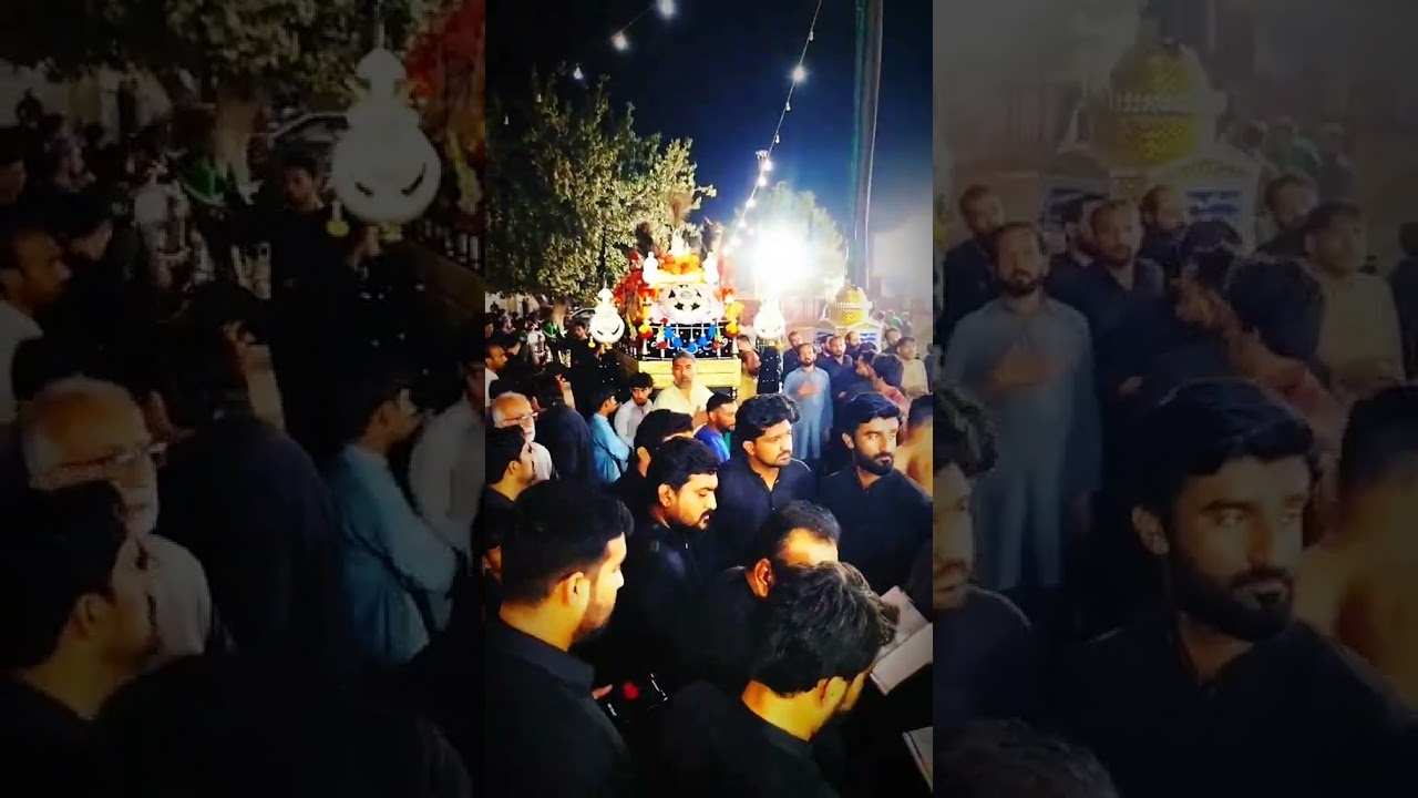 18 Ramzan Shab e Zarbat Mola Ali A.S - Shia Miani Multan Live Majlis Jaloos-Mujahid Ali Nashad