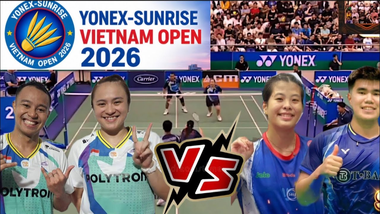 Rehan Nauval/Melati Daeva VS Makkasasithorn/Srisawat | Babak 16 Besar Viettnam Opent 2026