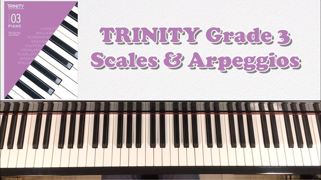 TRINITY Grade 3 Piano (2018-2020): Technical Work