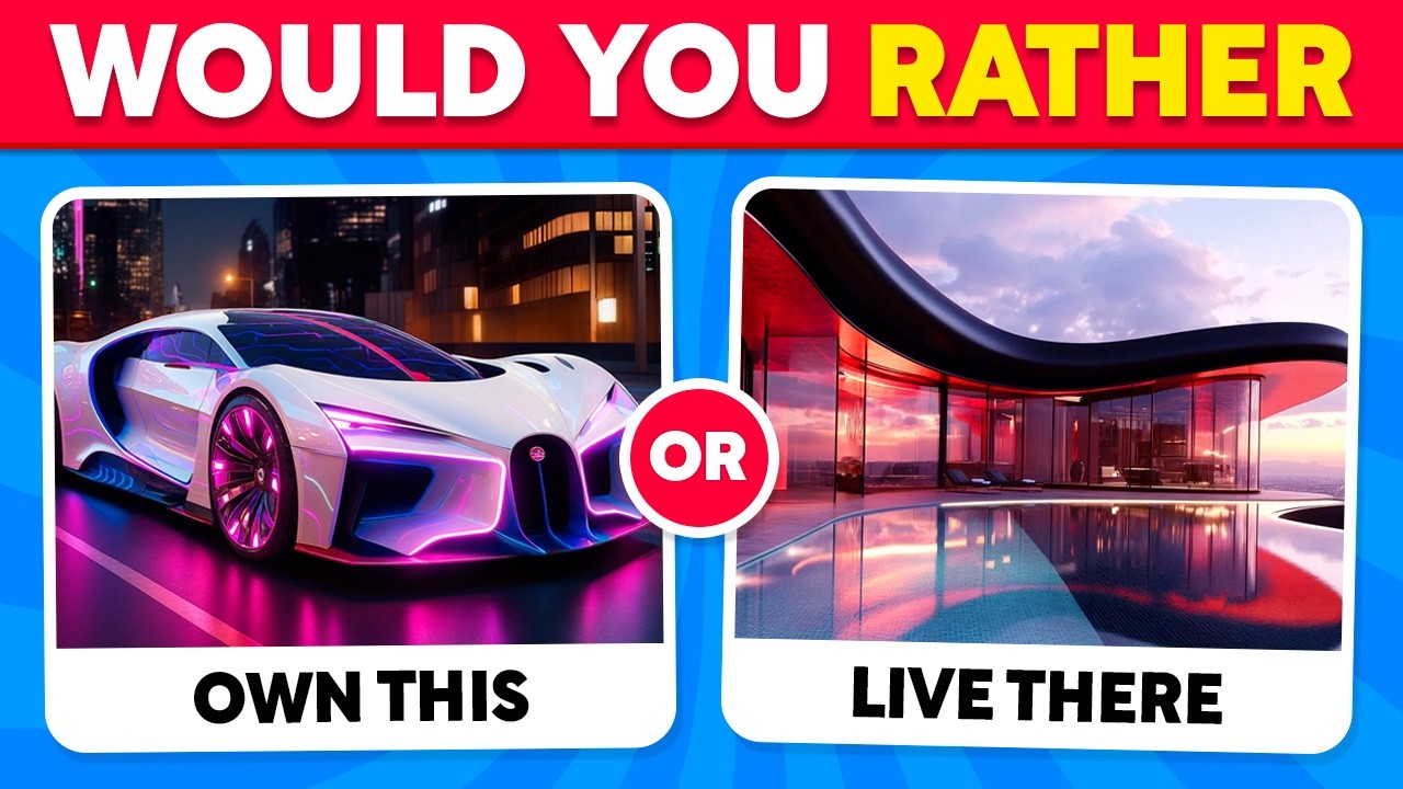 Would You Rather...? Luxury Dream Life Edition 💎🥇💸 MyQuizC