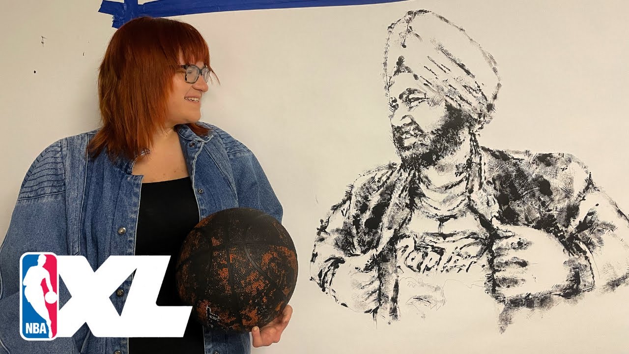 Using Basketballs as Paintbrushes: Sam Woj's Story on NBA XL