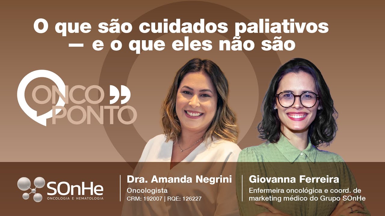 Cuidados paliativos: o que eles são — e o que eles NÃO são.
