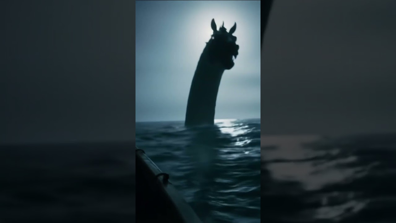 Cadborosaurus Sea Monster Caught on Camera | Terrifying Sea Serpent Attack at Night #aihorror