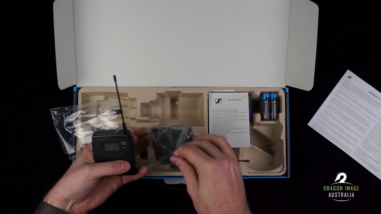 Unboxing the Sennheiser EW112P G4 Evolution Wireless Kit