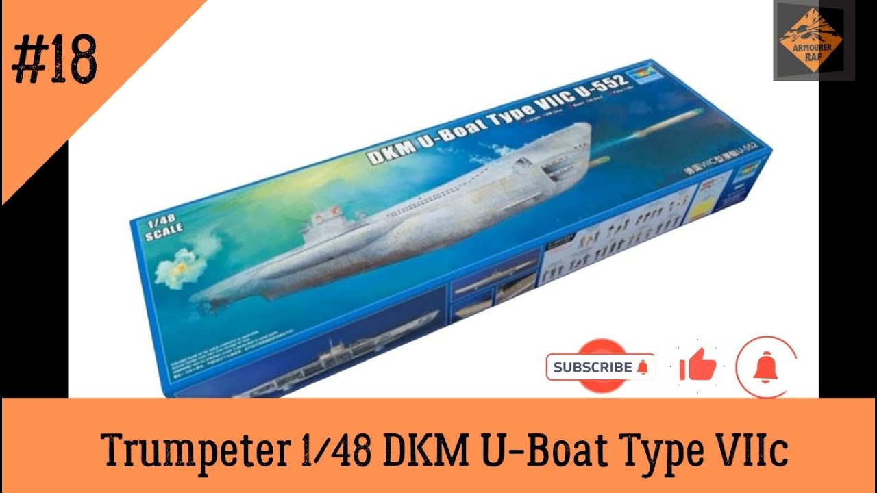 Episode 18 Legacy Build of Trumpeters 1/48 Type VIIc U-Boat.