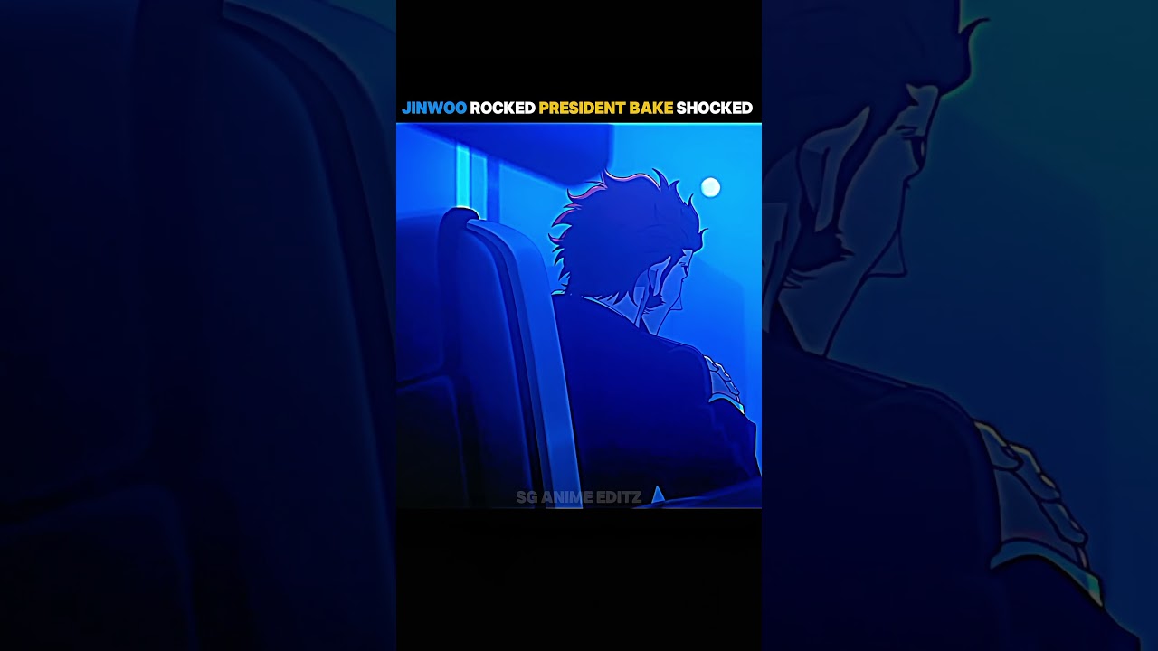 Jinwoo shocked president Bake#shorts #shortsfeed #anime
