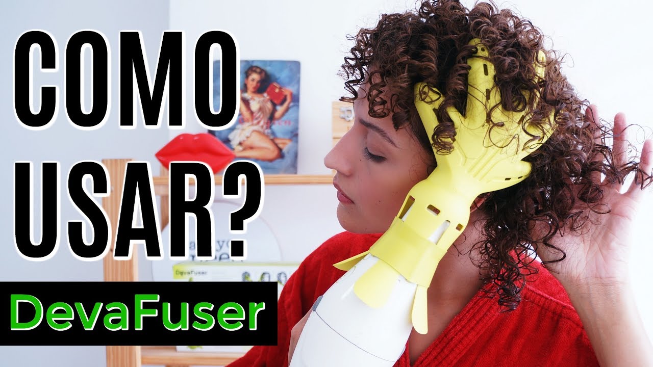 DevaFuser - JEITO CERTO de usar o Difusor para CABELOS CACHEADOS Deva Curl | Karina Viega