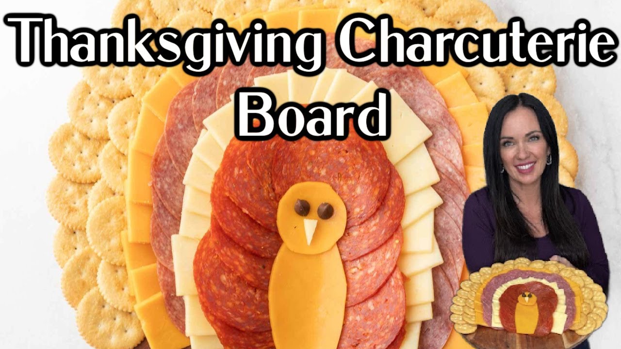 Thanksgiving Turkey Charcuterie Board