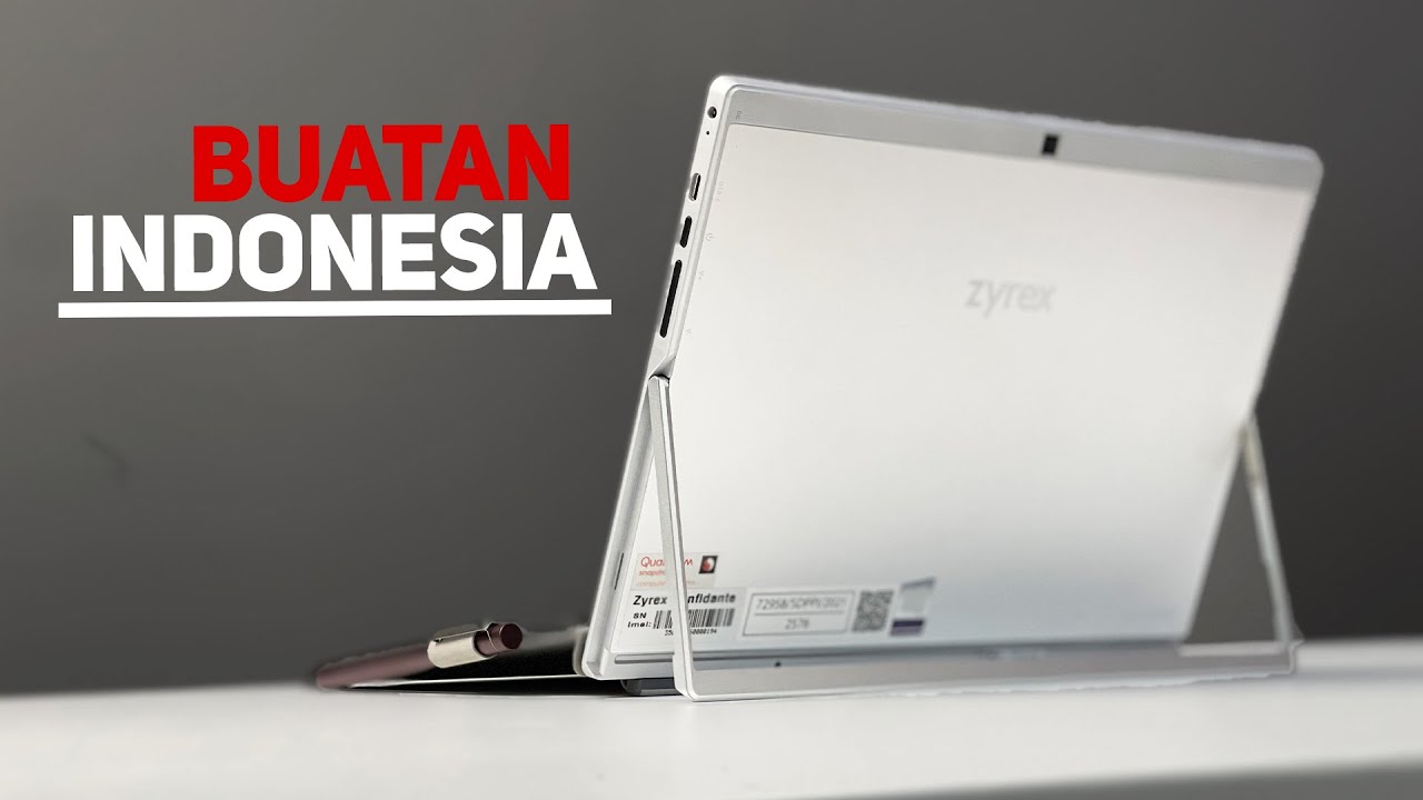 Laptop BUATAN INDONESIA | Pakai Snapdragon, Layar 2K IPS, Touchscreen, Support 4G !