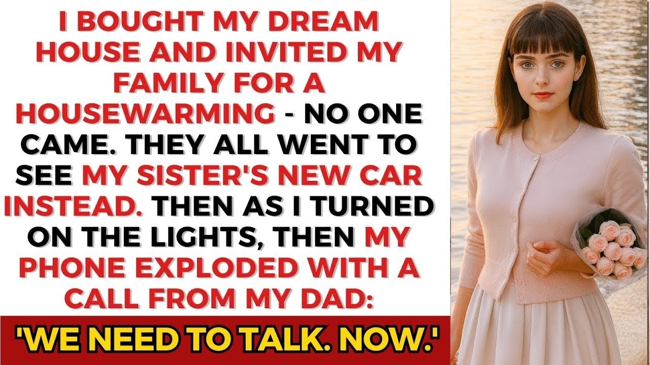 My Family Skipped My Housewarming for My Sister’s Car — What Happened Next Broke Me