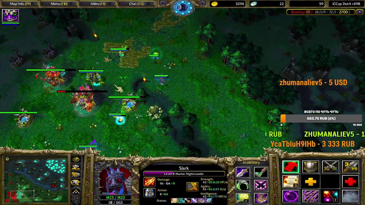 stream by GameRuinner  Ночная дотка   ( заказ героя актуален)  iccup.com