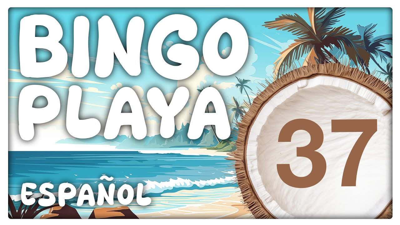 90-Bolas Juego de Bingo 'Playa' - 37