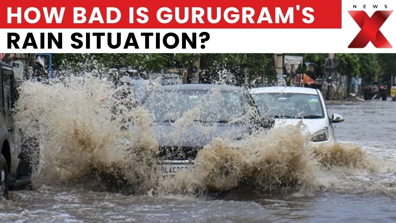 Gurugram Rain: Sohna Road Waterlogged As Heavy Showers Trigger Massive Traffic Chaos 🌧️