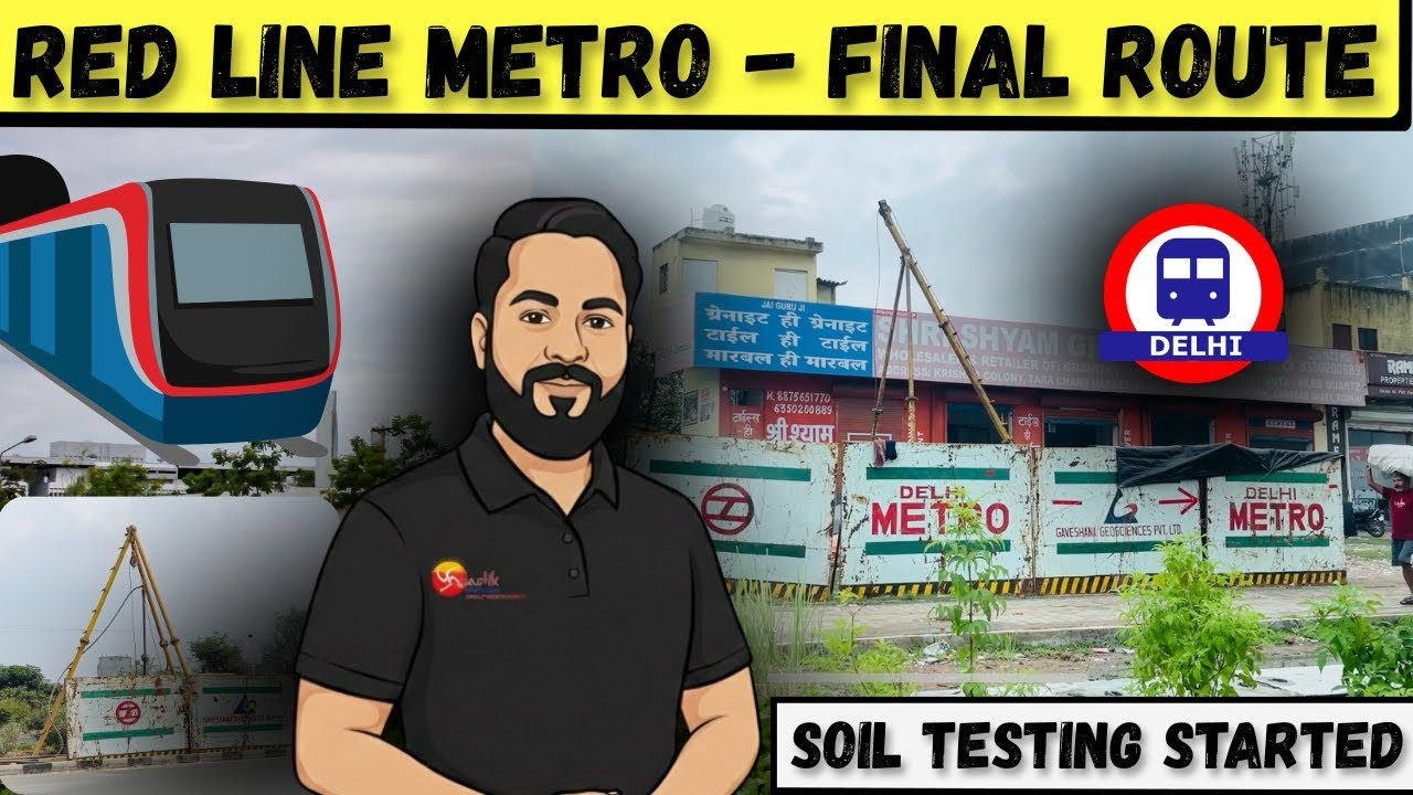 Metro ne badha diye Rohini ke property ke rates || Rithala- Narela Route Final