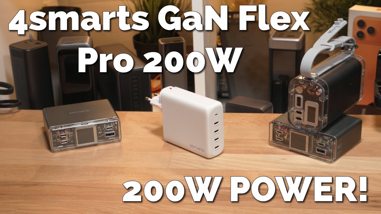 200W POWER! Das 4smarts GaN Flex Pro 200W Test