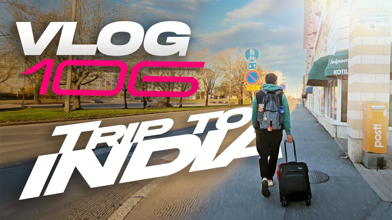 Vaasa 🇫🇮 to Kolkata🇮🇳 : Summer Holiday Adventure Begins! | Student Life in Finland