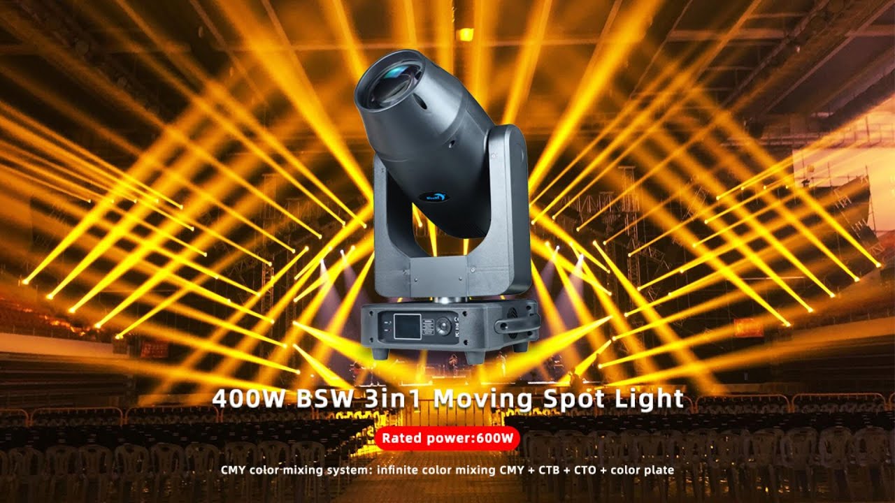 BLUEMOON YA096 400W LED BSW 3in1: Dazzling Multicolor Lights, Brightening up Large Event Venues