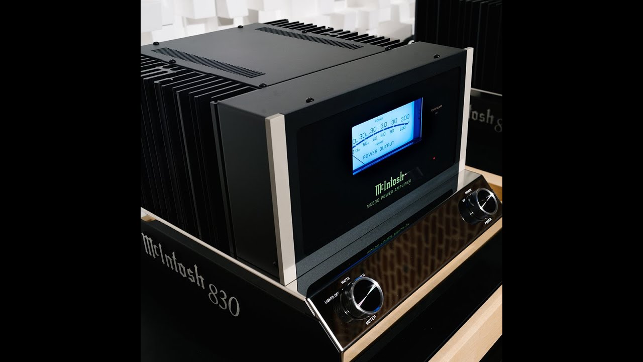 McINTOSH MC - 830 POWER AMPLIFIER ( FULL HD )