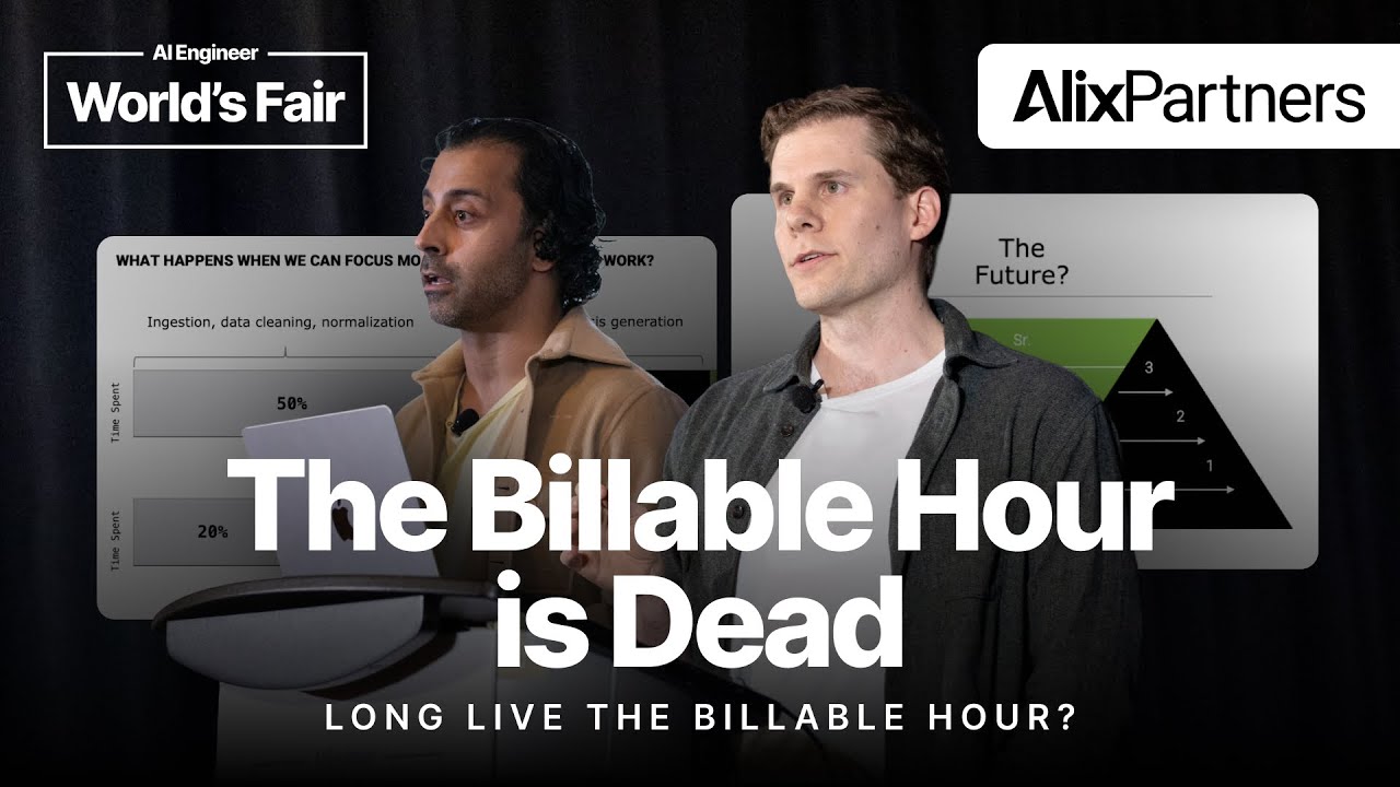 The Billable Hour is Dead; Long Live the Billable Hour &mdash; Kevin Madura + Mo Bhasin, Alix Partners