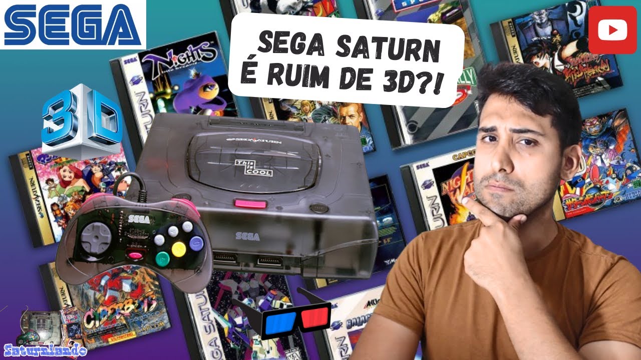 Jogos 3D Famosos do SEGA SATURN | A&ccedil;&atilde;o, Corrida e Muito Mais!!!