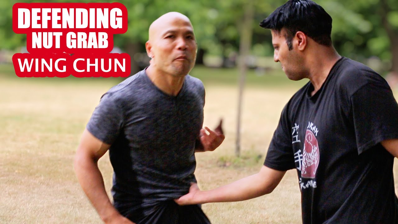 Wing Chun defending a nut grab