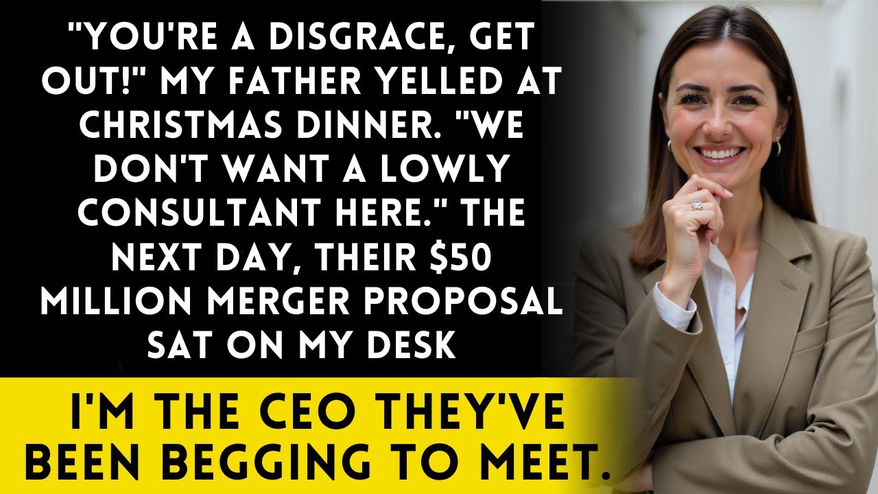 My Family Kicked Me Out Of Christmas Dinner—Then Their Million-Dollar Contract Landed On My Desk