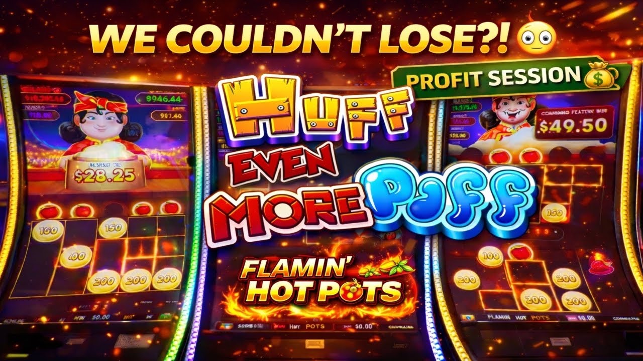 SHOOT TO WIN 🎯 → NONSTOP BONUS CHAOS 💥 (HUFF N PUFF + HOT POTS PROFIT!) 