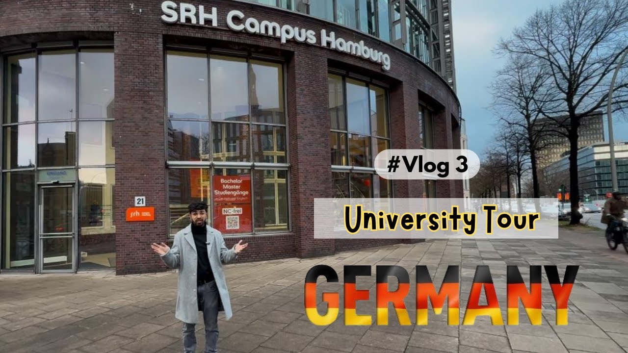 SRH Hamburg | University Tour | Supply Chain Management Student in Germany | Abhi In Germany |